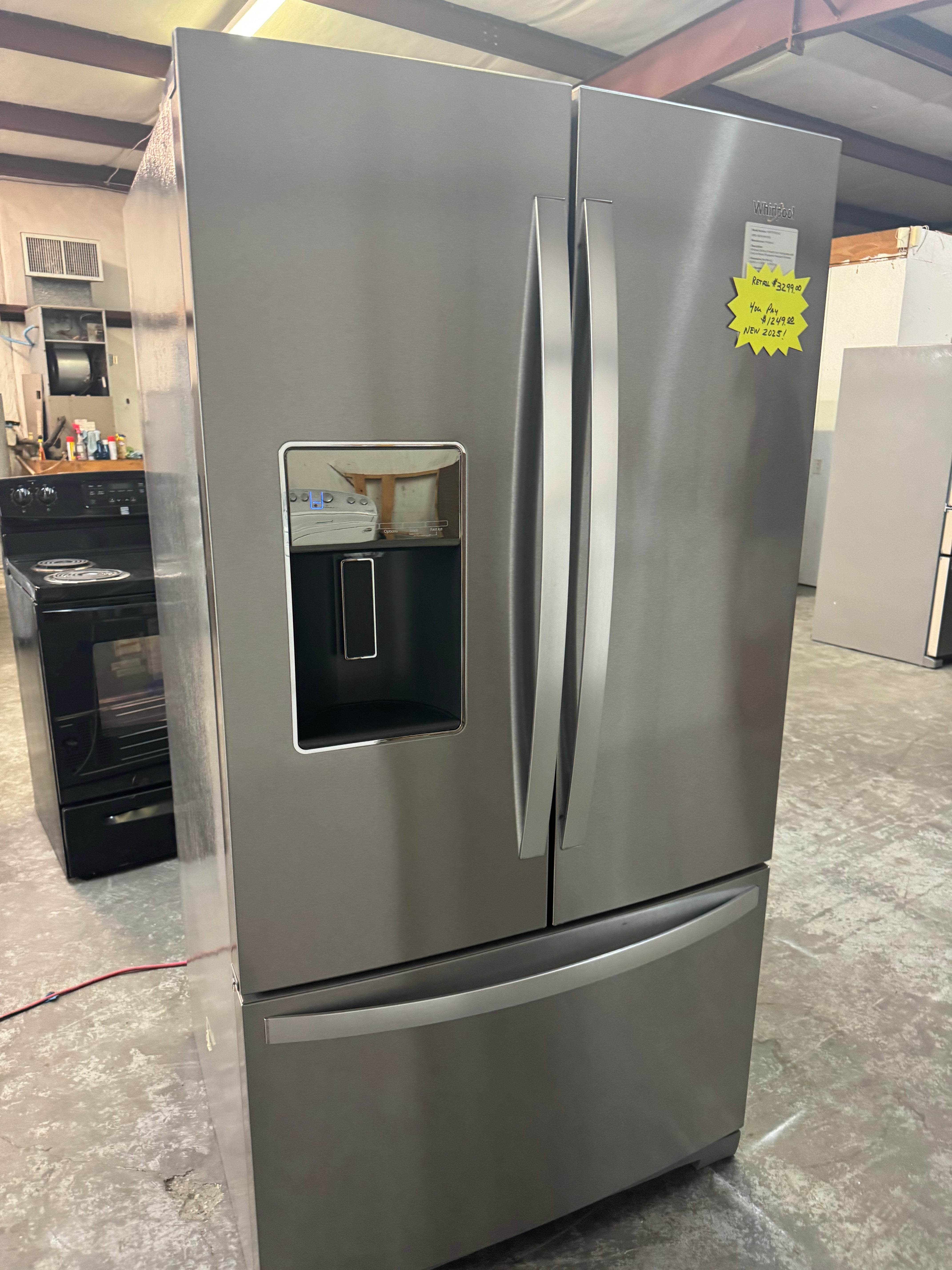 Whirlpool French Door Refrigerator (Dual Ice Maker) 2025 Model SAVE $2000!